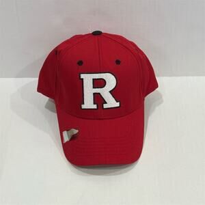 Rutgers Scarlet Knights Red Adjustable Baseball Cap Unisex Adults
